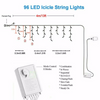 Wedding Party LED Fairy Christmas Curtain Icicle Lights